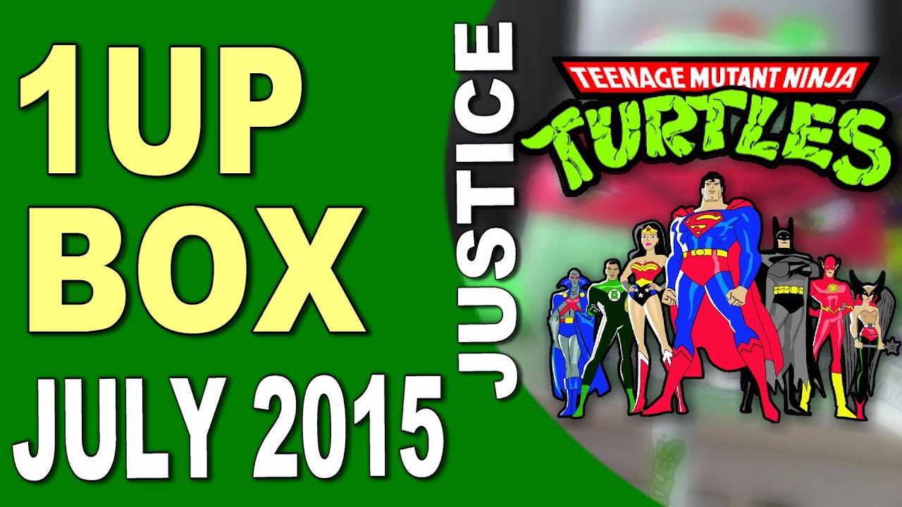 1UP Box July 2015 Unboxing - JUSTICE