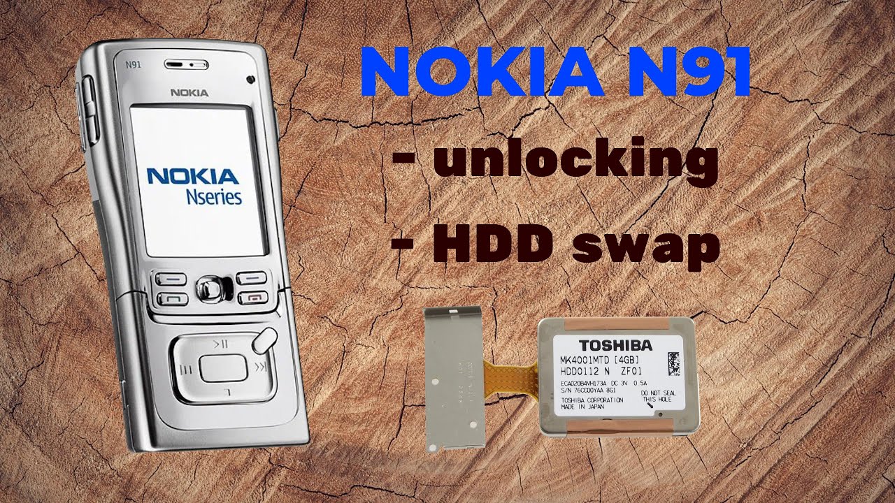 Retro Tech: Nokia N91 overview, disassembly, HDD fix, unlocking (any Nokia lock screen code fix)