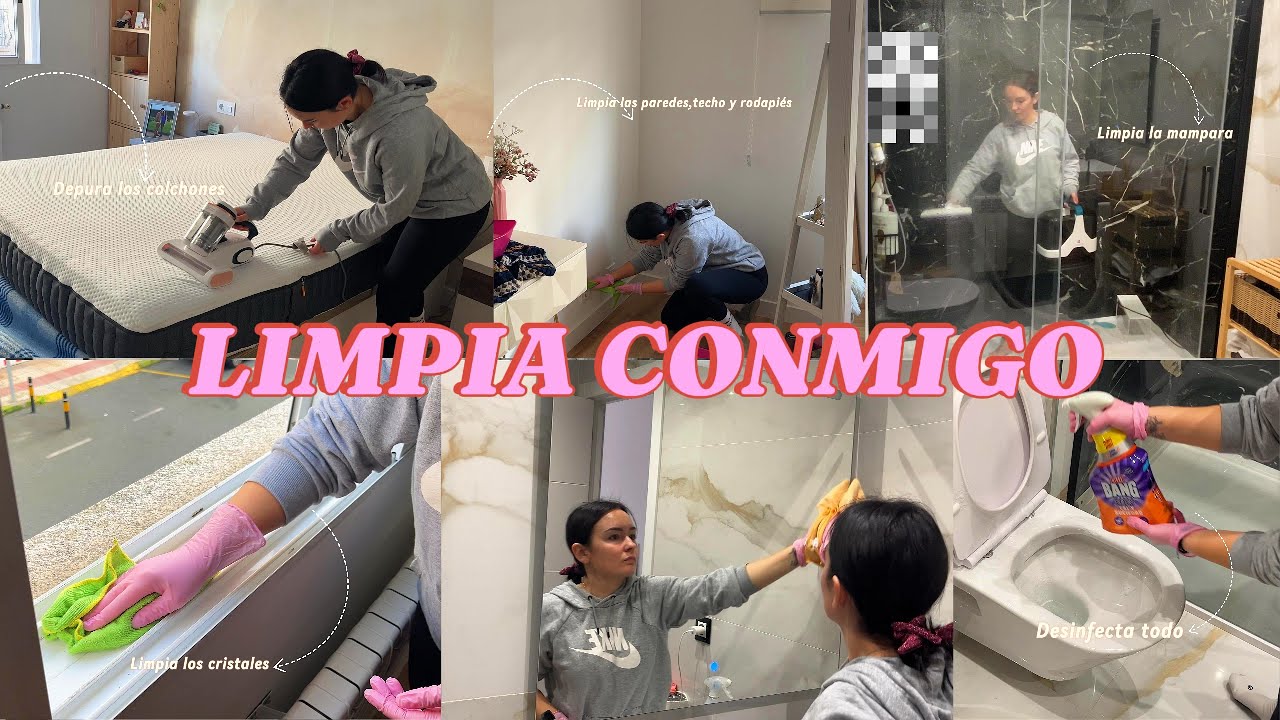LIMPIA CONMIGO ✨. Habitación y baño. Productos de limpieza FAVORITOS 😍 #cleaningmotivation