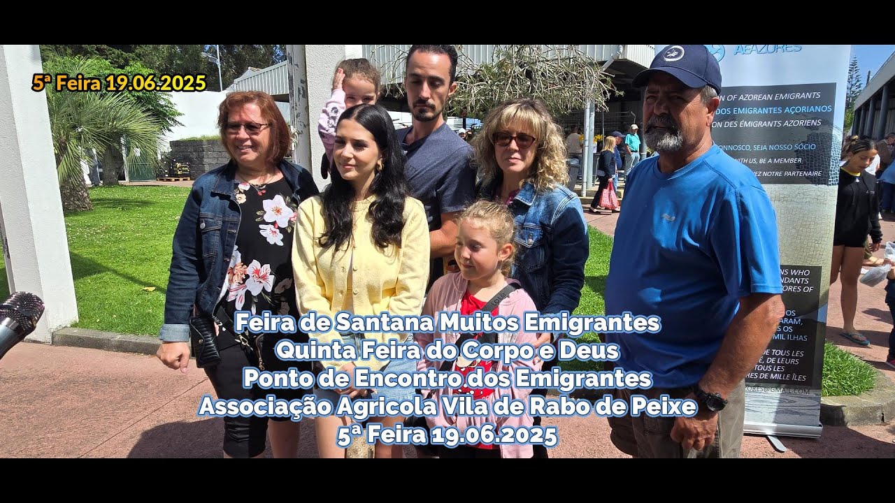 Feira de Santana 5ª Feira Corpo de Deus Ponto de Encontro dos Emigrantes Associação Agricola19 06 20