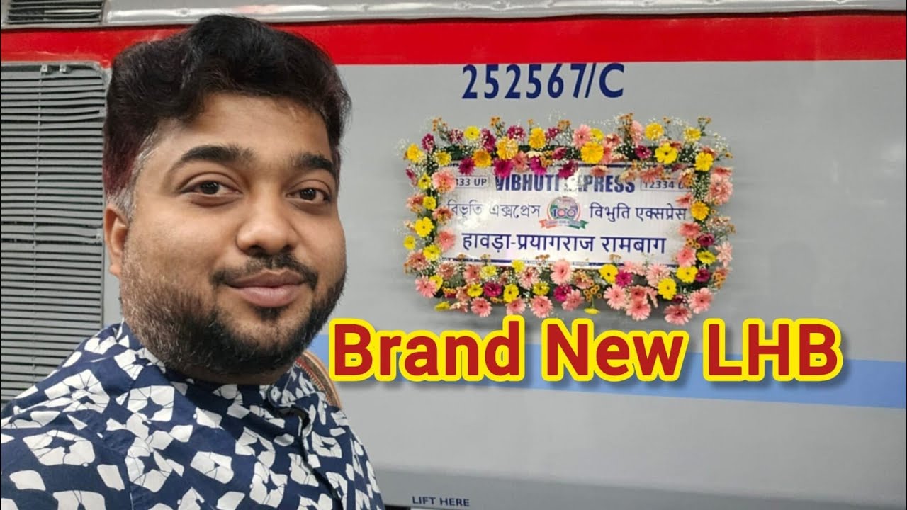 Brand New LHB Train Of 12333 Vibhuti Express || Howrah Junction To Prayagraj Rambag 