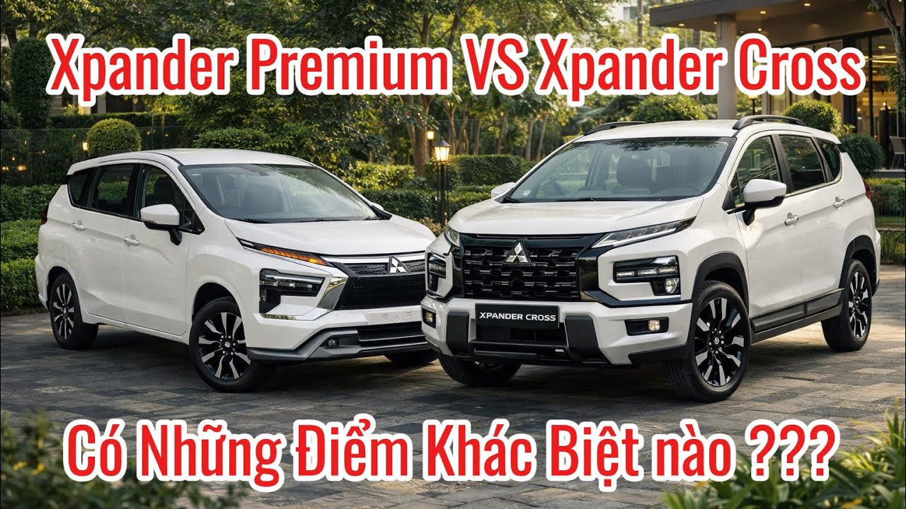 So Sánh Sự Khác Biệt Giữa Xpander Premium Và Xpander Cross | Mitsubishi Trường Chinh | Otogiatot24h