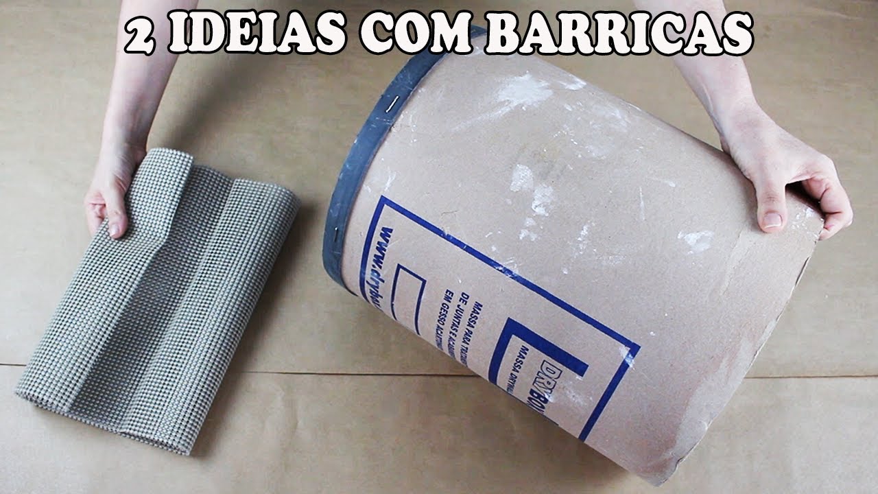2 IDEIAS INCRÍVEIS COM BARRICAS - FICARAM LINDAS E ÚTEIS