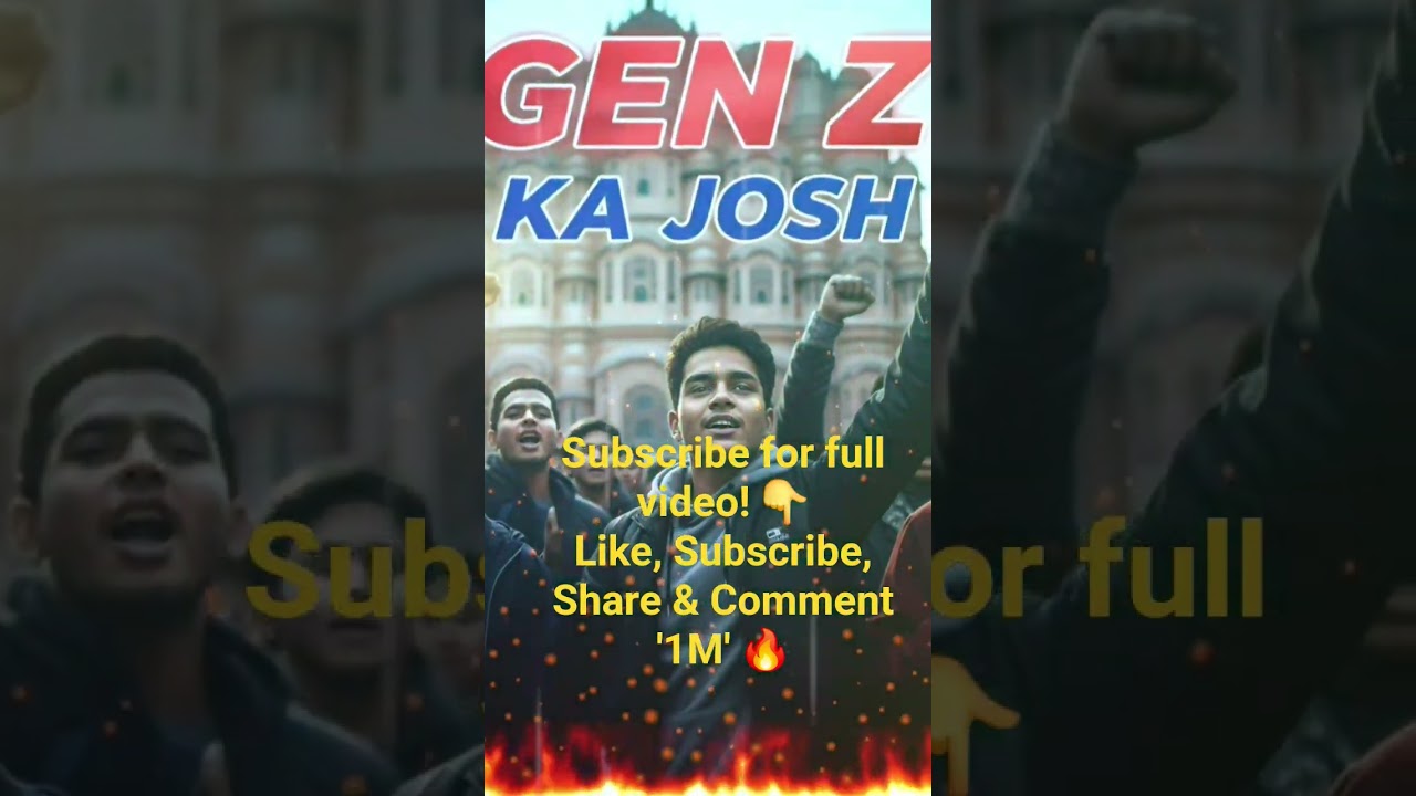 Gen-Z Ka Josh || Youth protest 