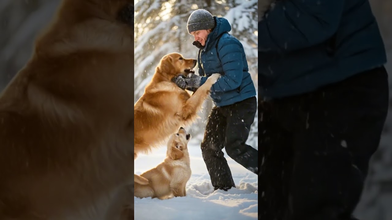 BRAVE Golden Retrievers Rescue Stranded Hikers in a Deadly Blizzard! ❄️🐾 