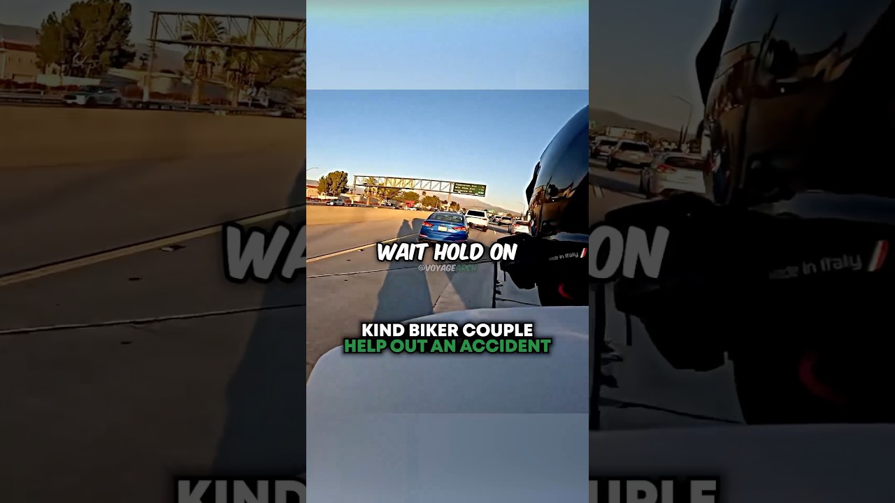 Kind Bikers Help During Accident 😢