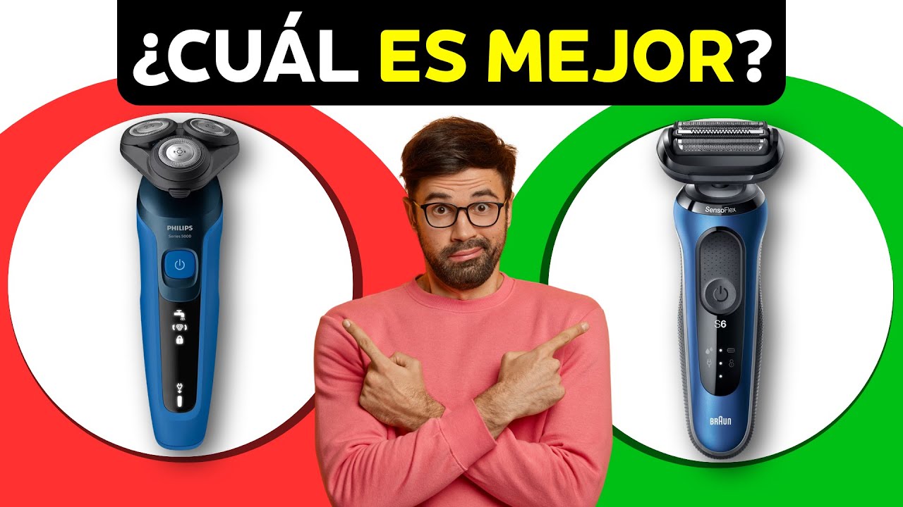 Afeitadora Eléctrica Philips Serie 5000 vs Braun Series 6 | 🏆 ¡El DUELO definitivo!