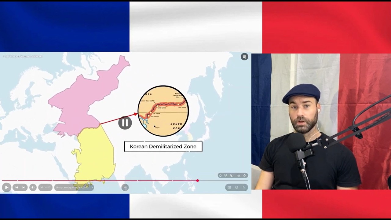 A French react to the history of Korea.