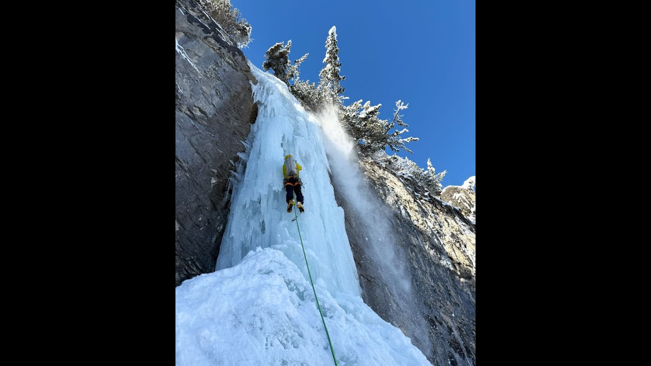 Cascade de glace des Orres   Dancing Fall   29 janvier 2026   V11