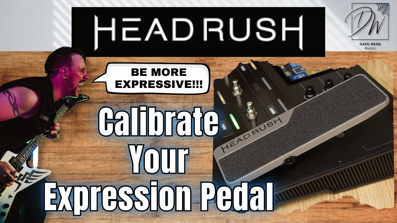 Как откалибровать педаль экспрессии HeadRush