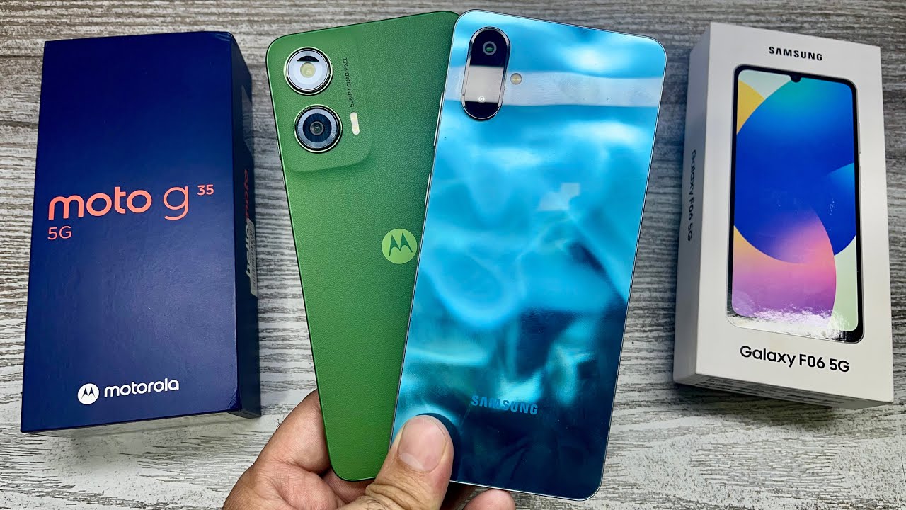 Samsung F06 5g vs Moto G35 5g - Best konsa ? | Rs 9099 🔥| Gaming Processor 🎮| Best Camera 📸