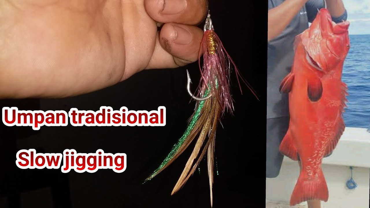 cara membuat UMPAN MANCING Tradisional untuk MANCING SLOW JIGGING