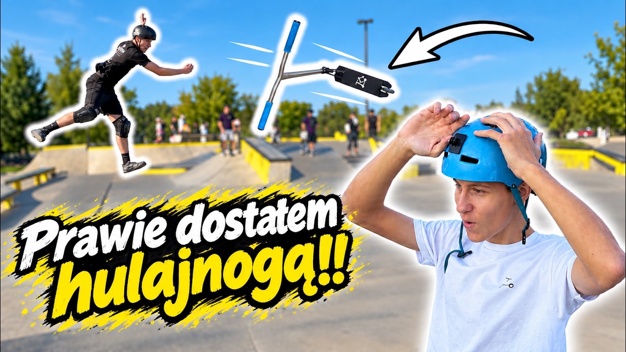 PRAWIE DOSTAŁEM HULAJNOGĄ 🤕🛴 (Nagrody za triki 😱)