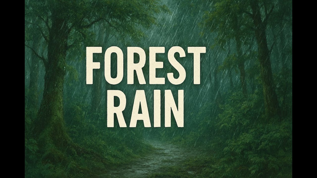 Forest Rain: Sounds of Serenity | Rainstorm Sounds for Sleeping | Шум дождя | Бессонница | Звуки