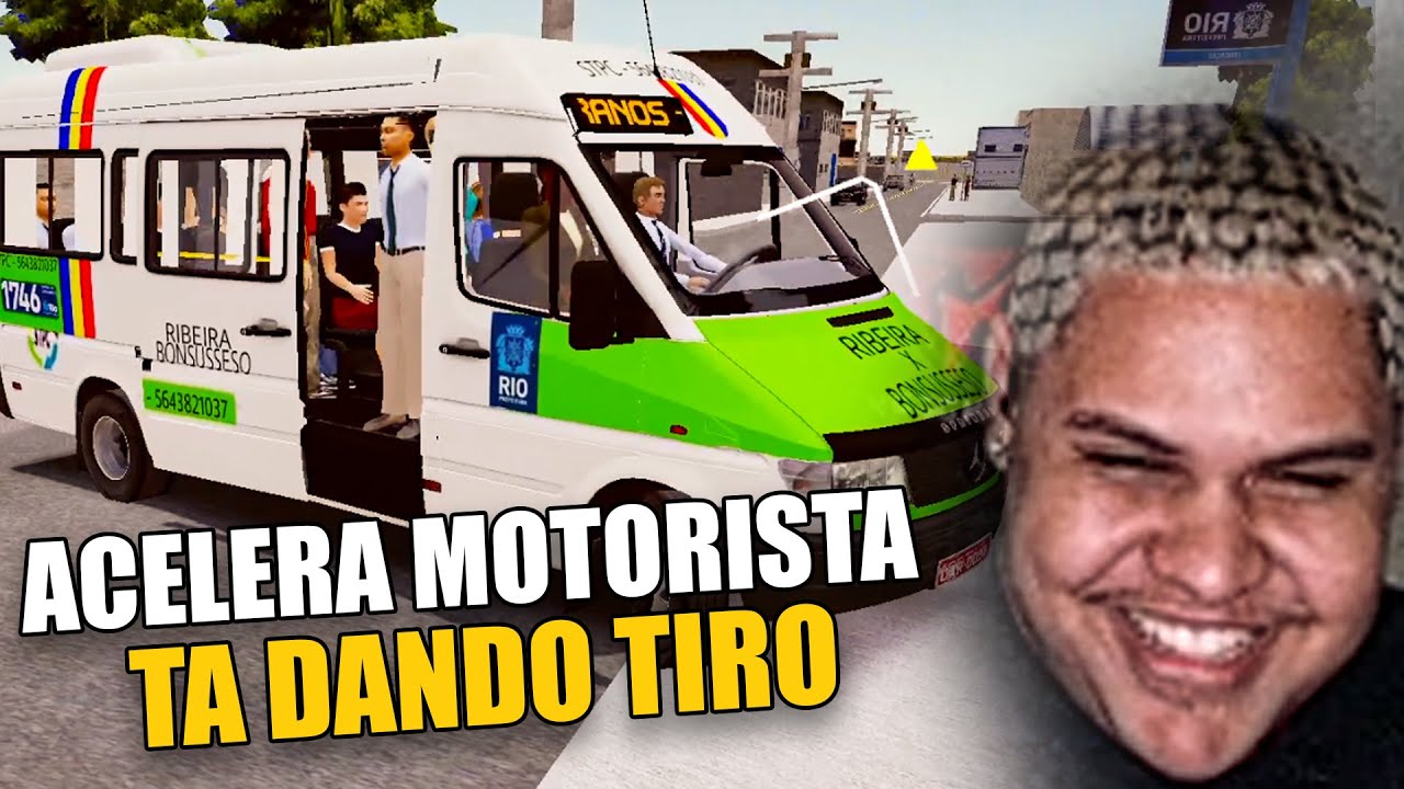 JMDECK JOGANDO O JOGO DE MOTORISTA DE VAN DO RJ - tem vaga sentado coroaa