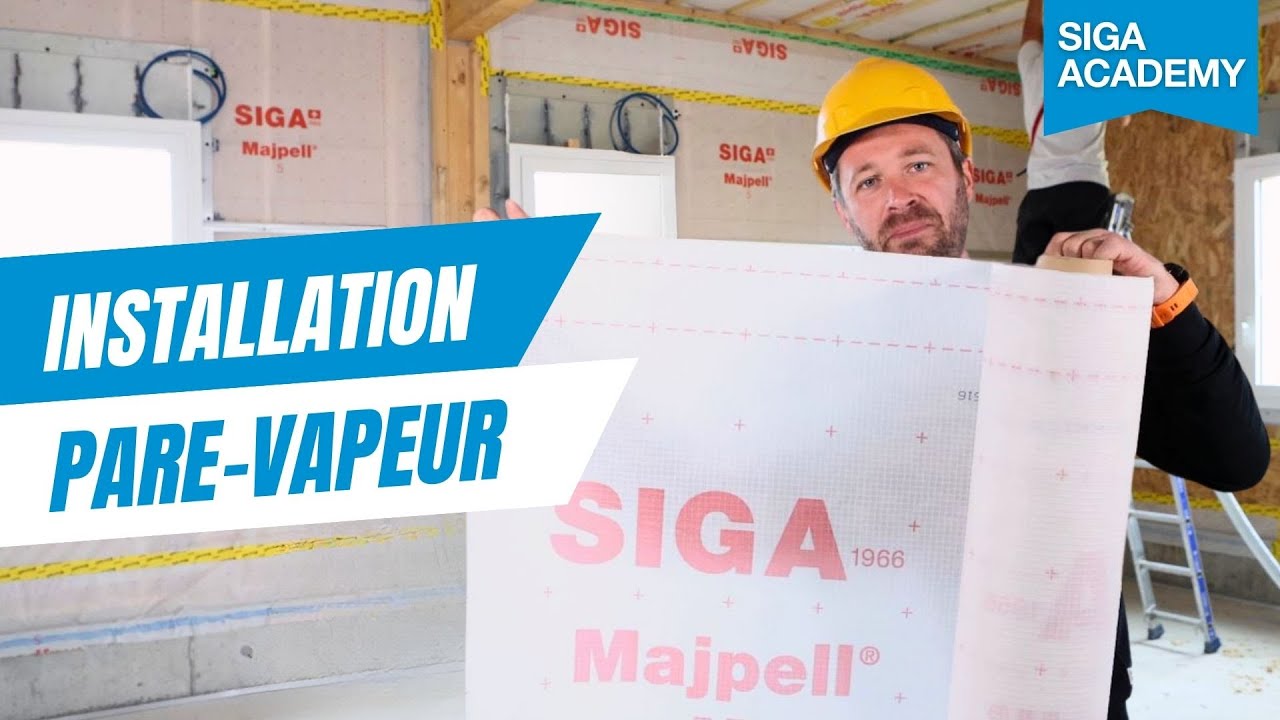 Comment poser un pare-vapeur pour l'isolation par l'insufflation ? - SIGA Majpell 5R