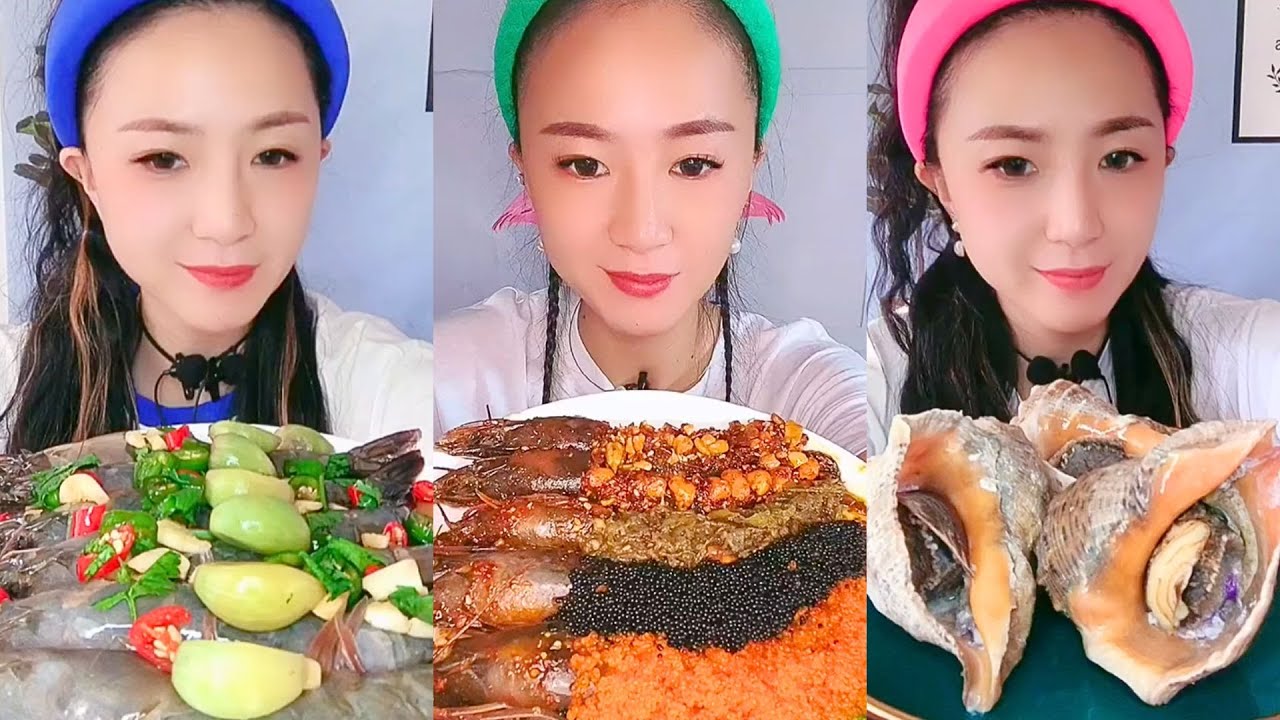 Satisfying Eating Sounds with Colorful ASMR Crunchy Mukbang Compilation #232