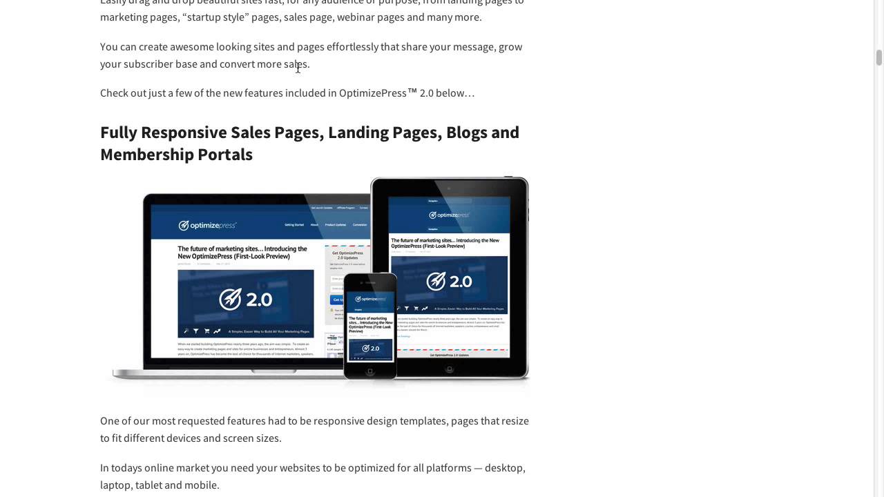 Optimize Press 2.0 Early Review