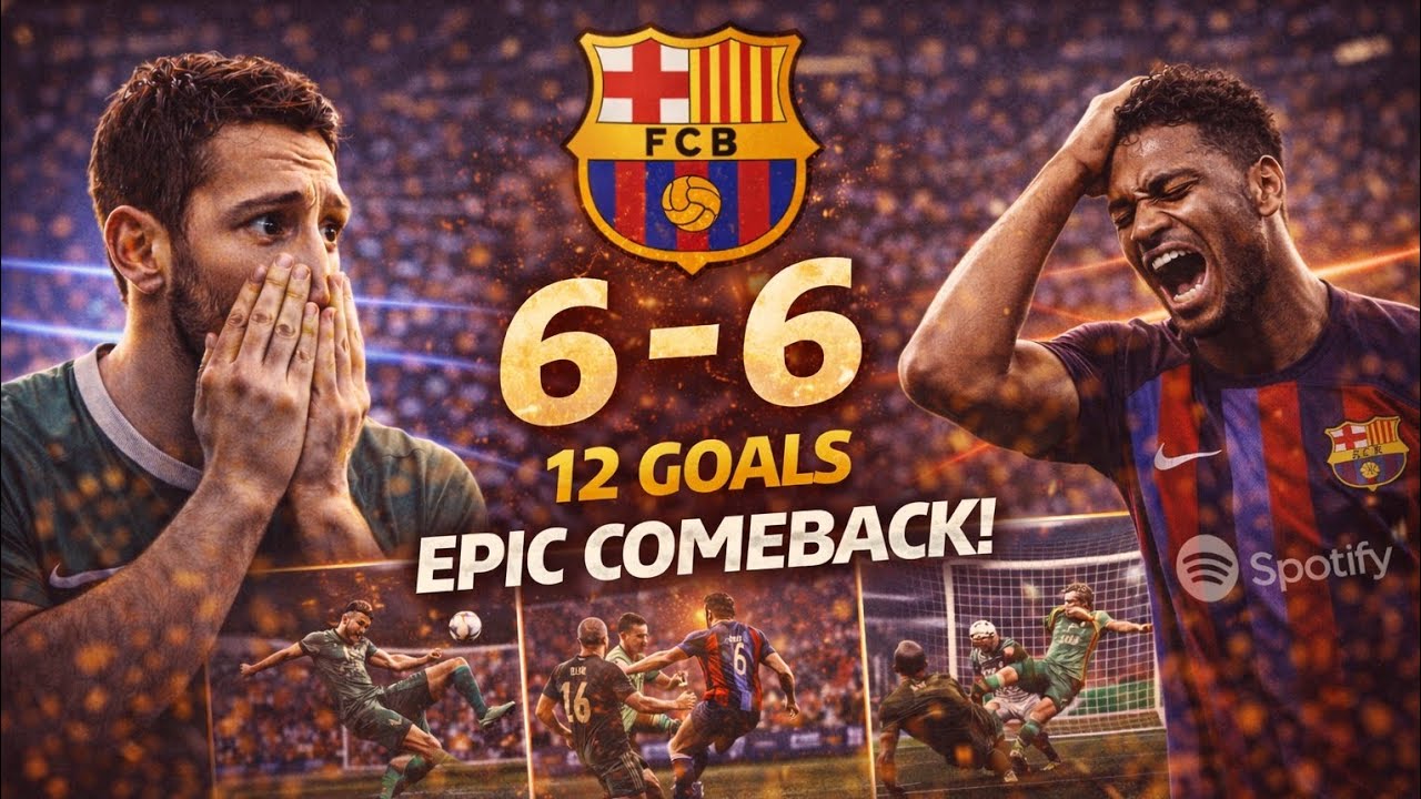 12 GOALS COMEBACK 😱 | Ranked Match vs FC Barcelona | eFootball Mobile