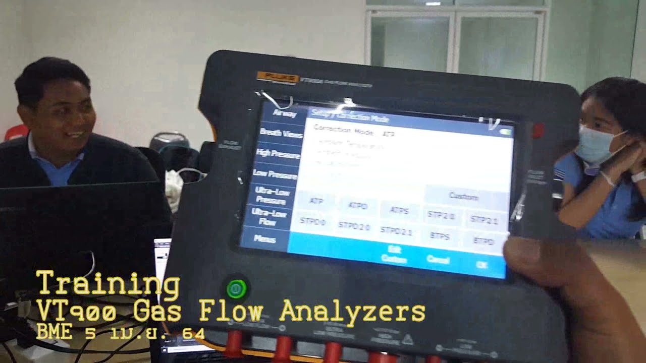 Training VT900 Gas Flow Analyzers