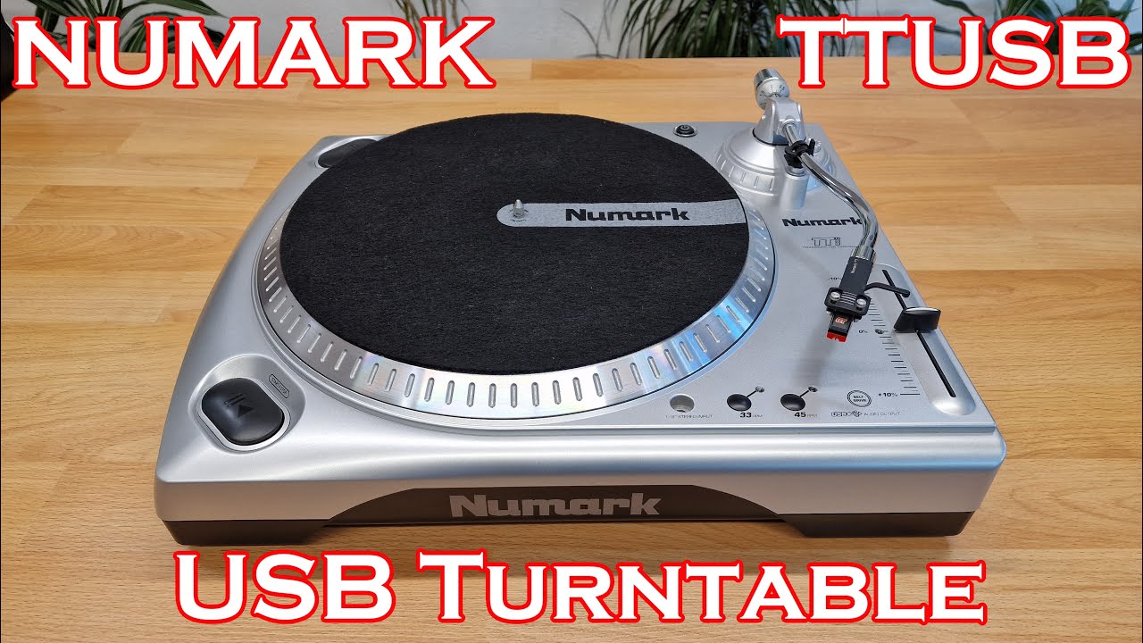 Numark TTUSB Professional USB Turntable - Test + 360  View