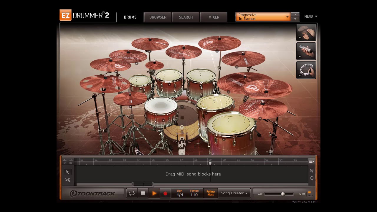 In Flames - Deliver Us only drums midi backing track