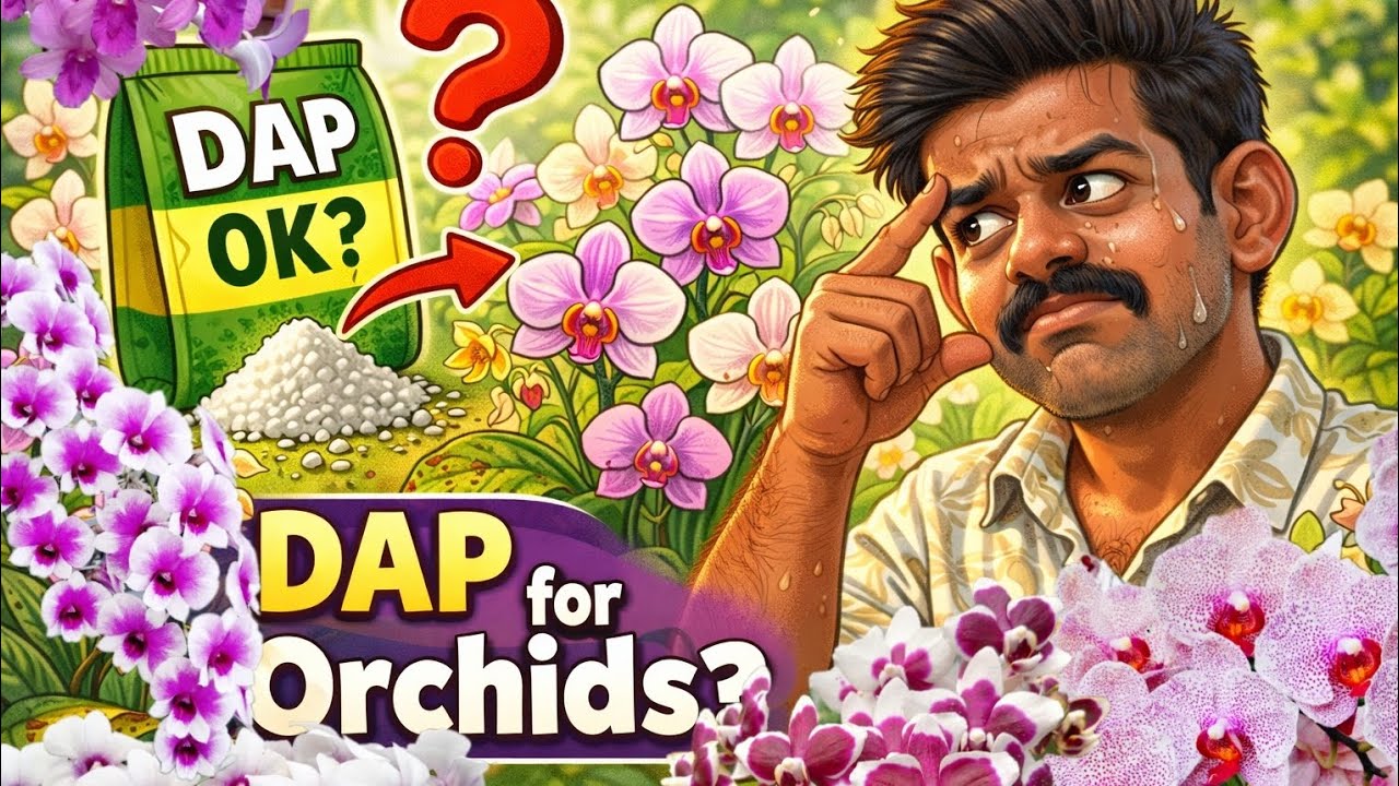Can We Use DAP for Orchids? Truth About This Strong Fertilizer! #dendrobium #orchid #garden 