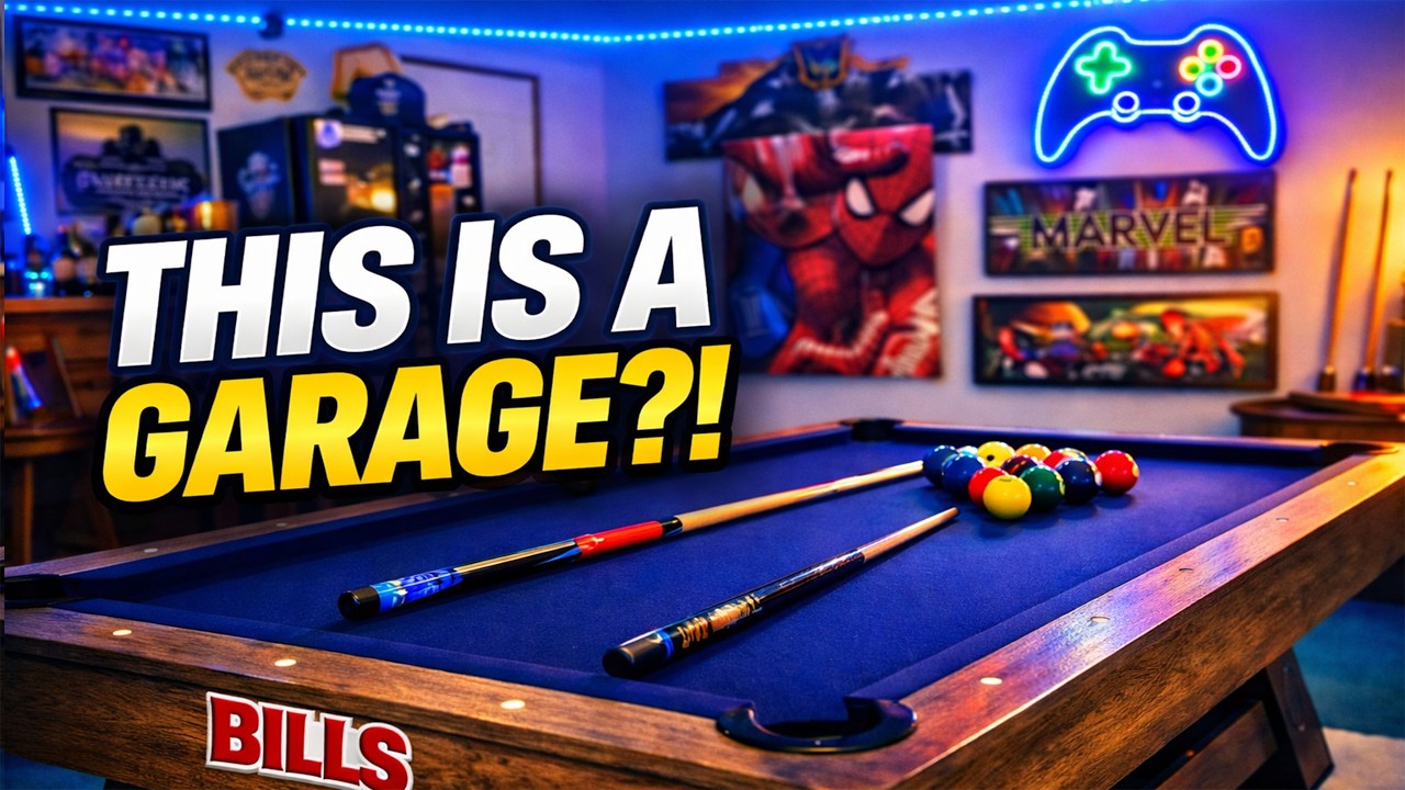He Built the Ultimate Garage Sports Bar!