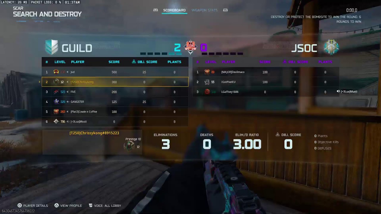 Bo7 season 1 SnD unstoppable warden