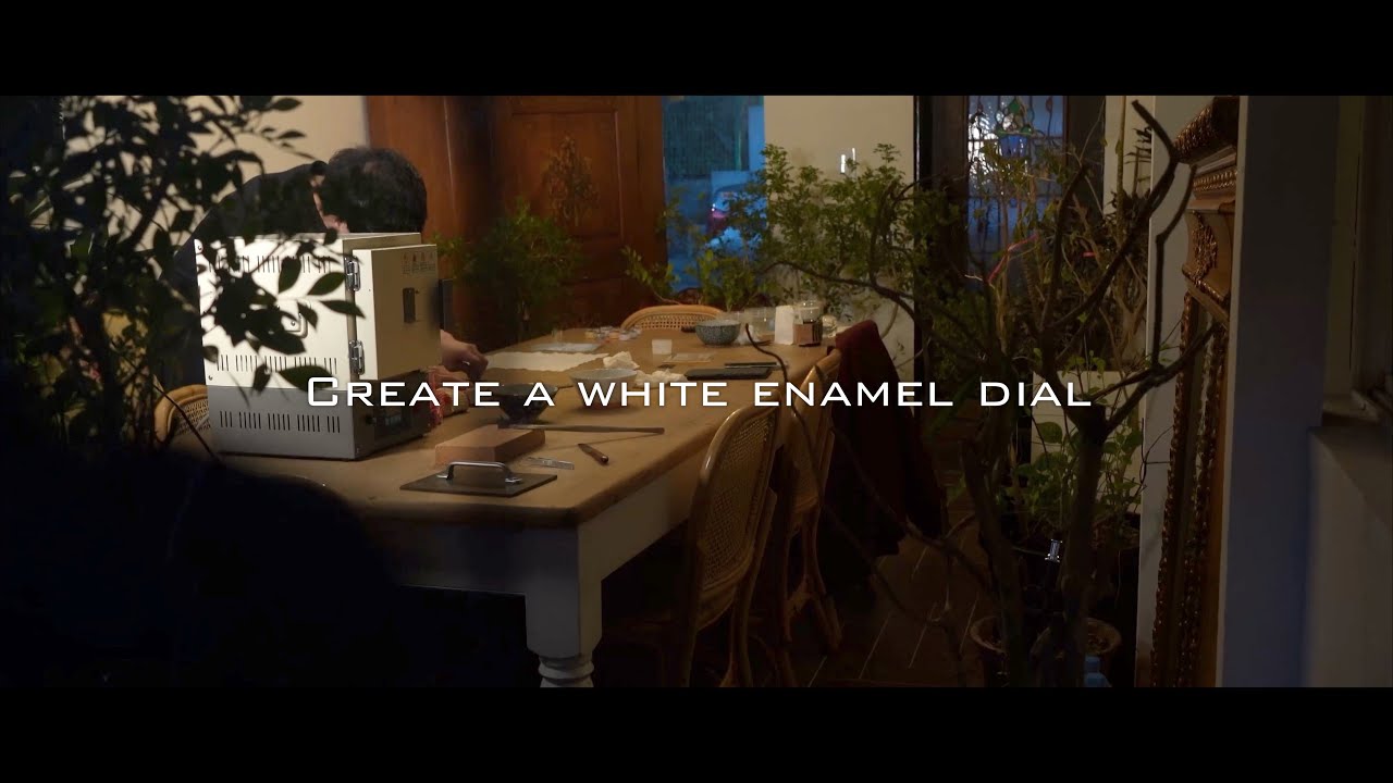 [Watch Making] 4K 화이트 에나멜 다이얼 시계 만들기 Part 1. Enamel dial manufacturing