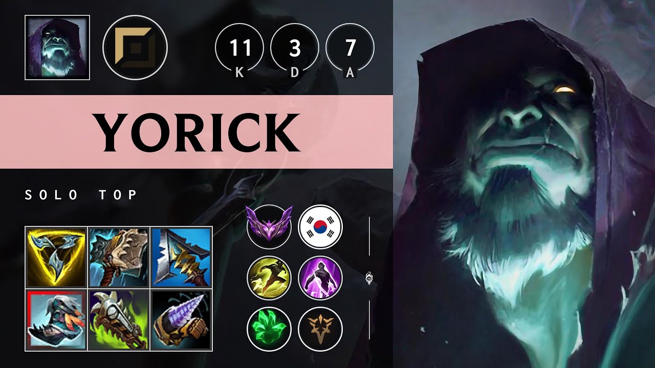 Yorick Top vs Tryndamere - KR Master Patch 25.04