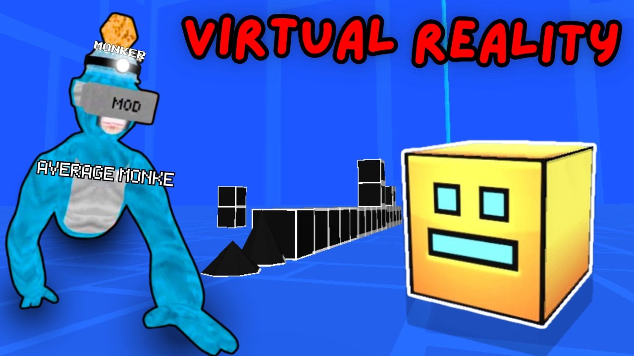Я создал Geometry Dash в VR!