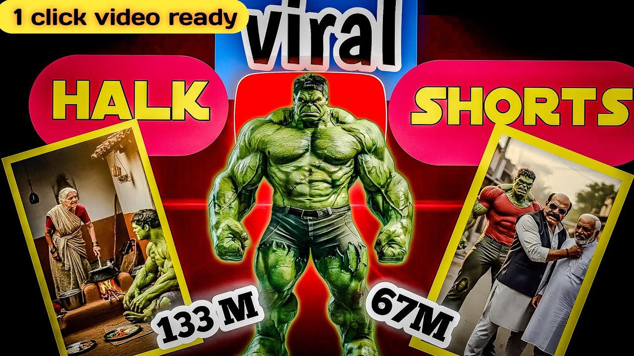 hulk ai video kaise banaye free me 🔥 #hulkai #youtubevideos
