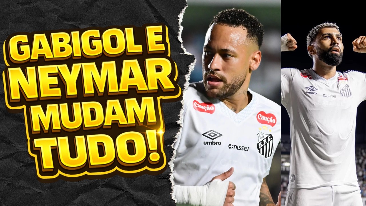 ANALISE TATICA! É OUTRO TIME! VEJA A MUDANÇA DE MOVIMENTAÇÃO E DE TALENTO COM NEYMAR, ARÃO E GABIGOL