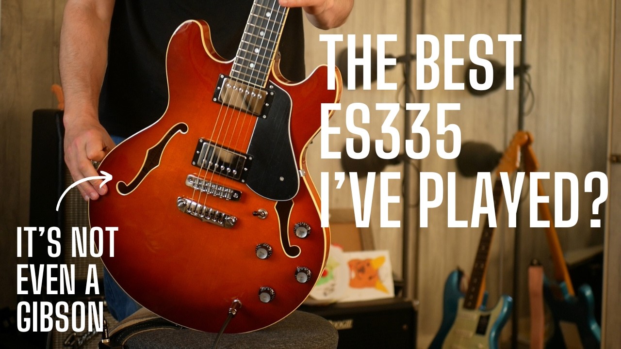 Лучшая ES335, на которой я играл, и это даже не Gibson... Я не знал, что Aria всё ещё выпускает их