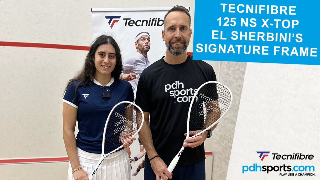 Tecnifibre Carboflex 125 NS X-Top V2 with Nour El Sherbini