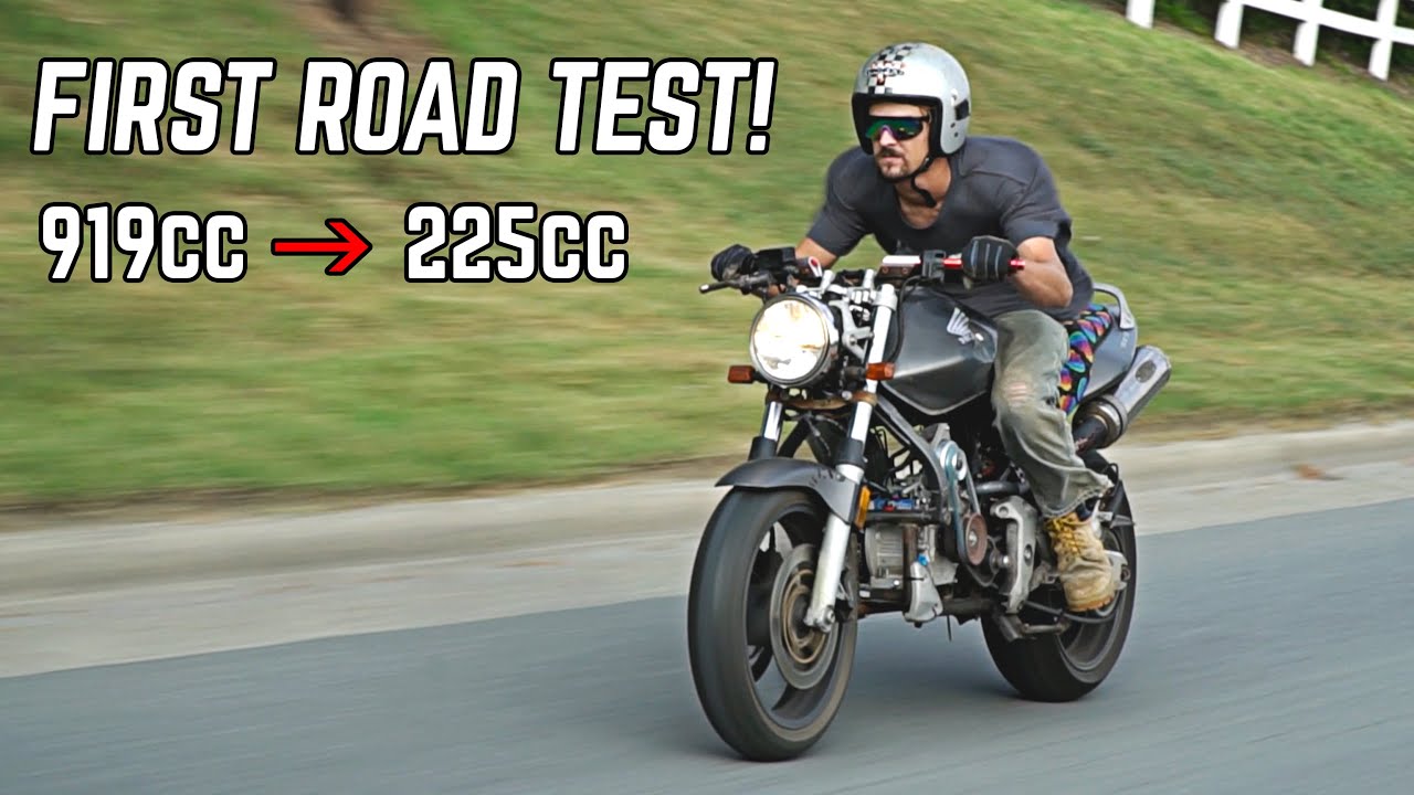 We Made our Lawn Mower Powered Sport Bike STREET LEGAL!
