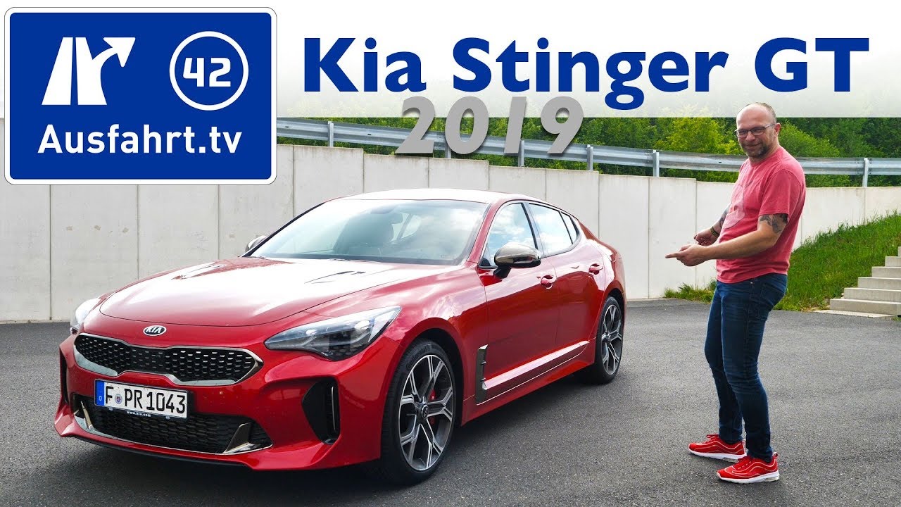 2019 KIA Stinger 3.3 T-GDI V6 AWD - Kaufberatung, Test deutsch, Review, Fahrbericht Ausfahrt.tv