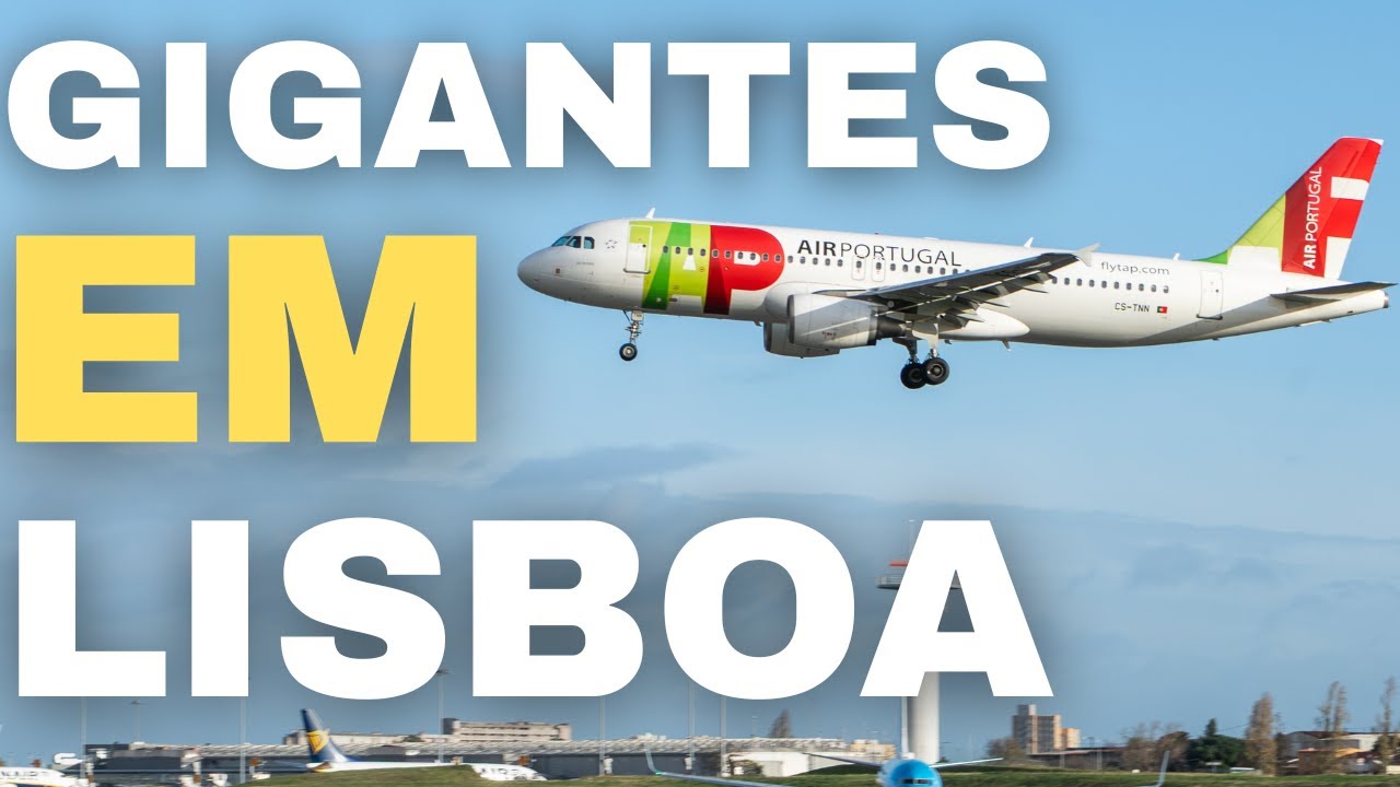 Lisboa Airport: Onde Gigantes Tocam o Solo (4K Plane Spotting)
