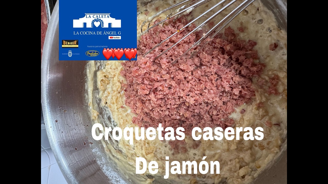 Croquetas caseras de jamón