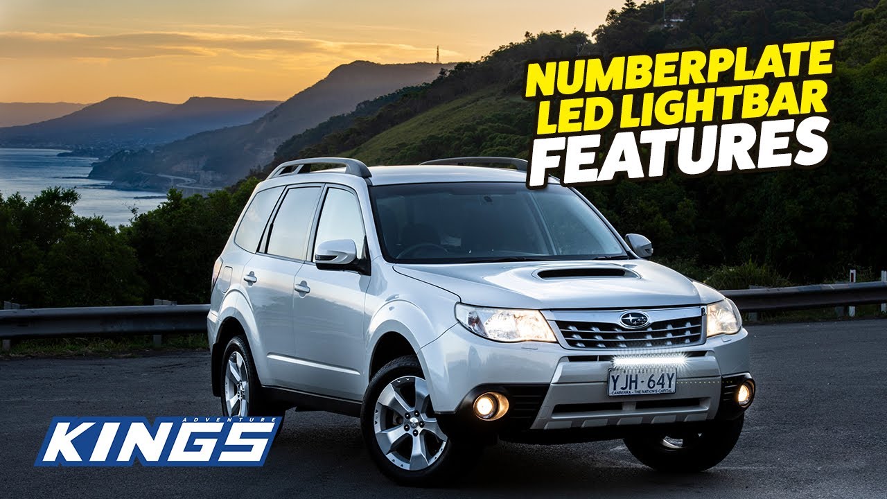 Adventure Kings Numberplate Lightbar Features