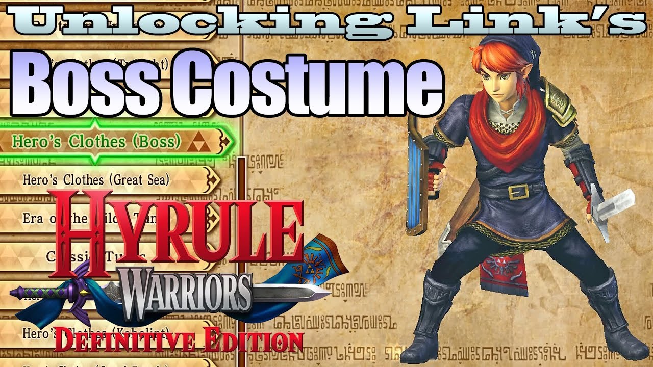 Hyrule Warriors: Definitive Edition - Unlocking Link's Boss Costume