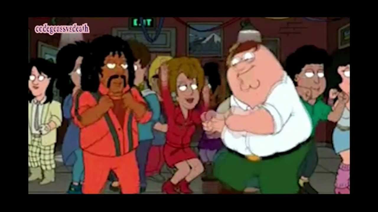 family guy peter dancing 80's extended (Axel F)-HD
