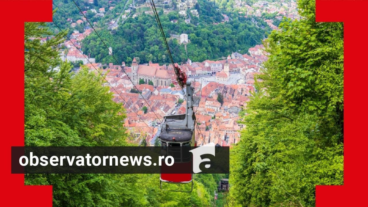 Ultimul weekend în care turiştii mai pot face plimbări cu telefericul pe muntele Tâmpa