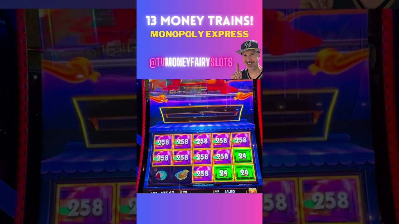 13 CASH TRAINS on MONOPOLY EXPRESS! 
