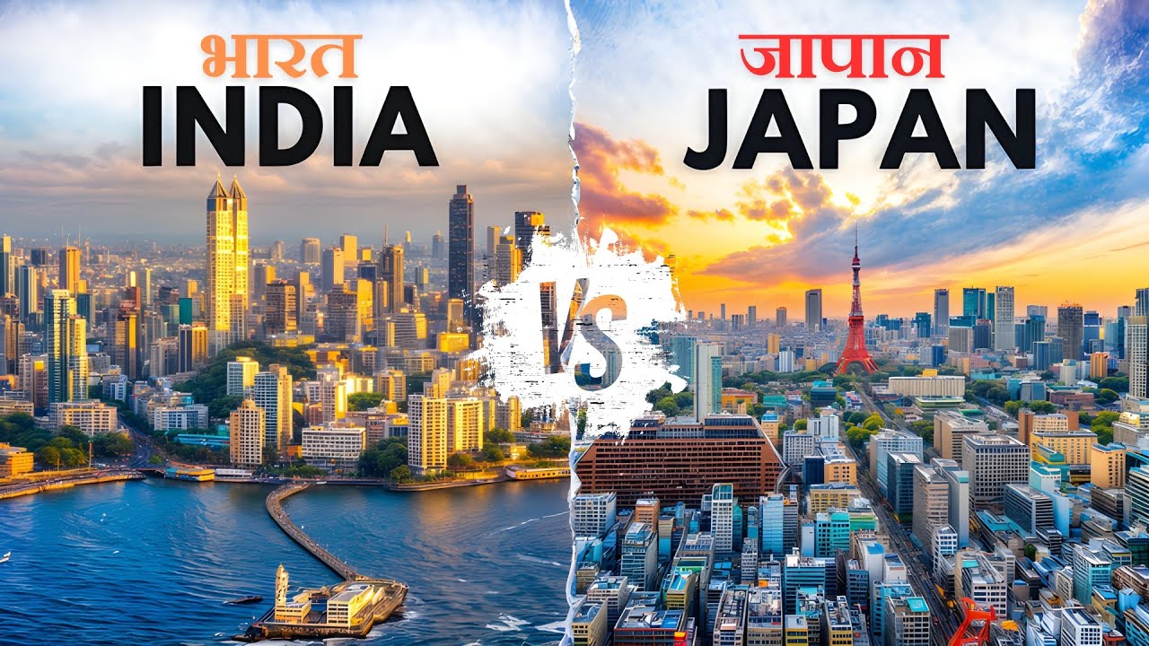 भारत बनाम जापान | India vs Japan Comparison |  India and Japan