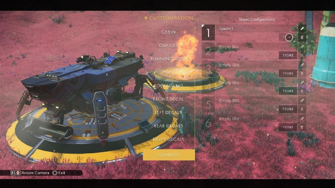 No Man's Sky - Expedition 21: Remnant - Custom Colossus with Mechanical Legs
