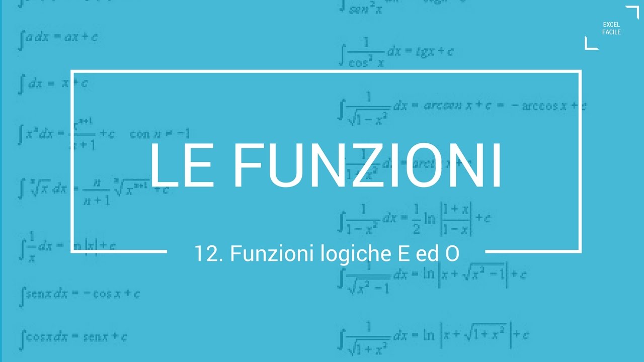Funzioni logiche E ed O - Excel Facile