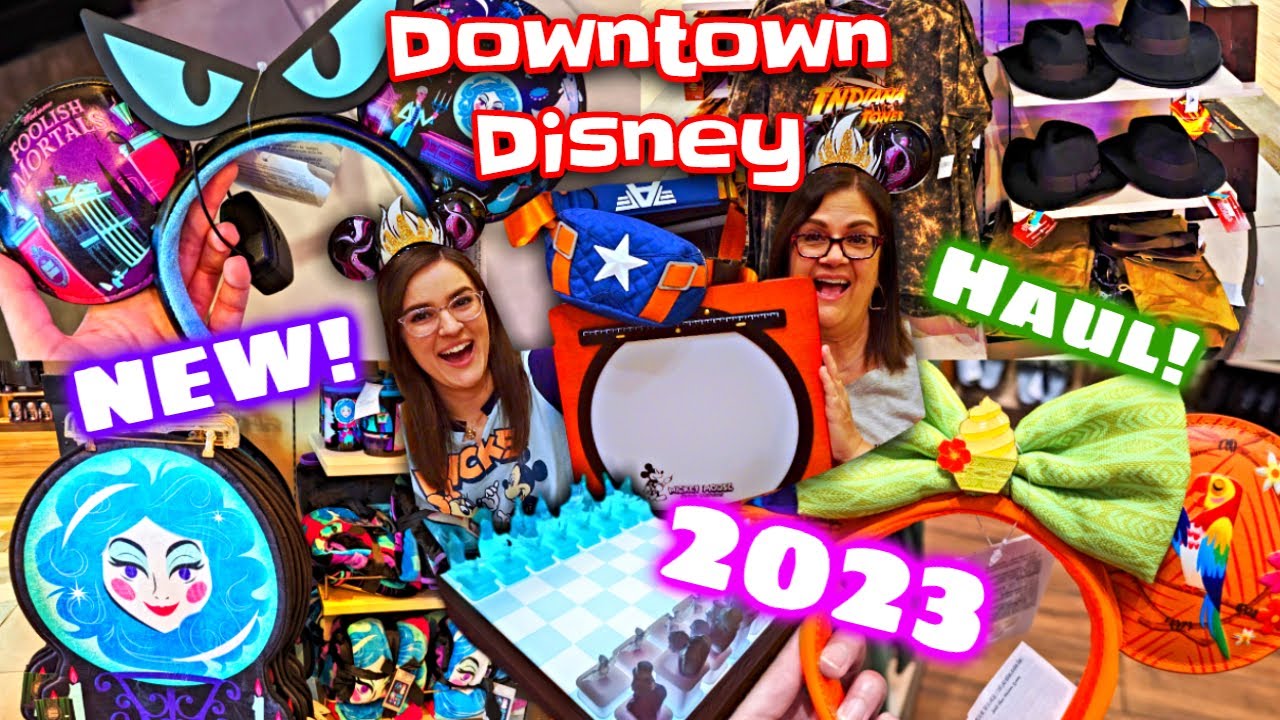 NEW 2023 Haunted Mansion, Indiana Jones, Minnie Ears & MORE Merchandise at DOWNTOWN DISNEY + HAUL!