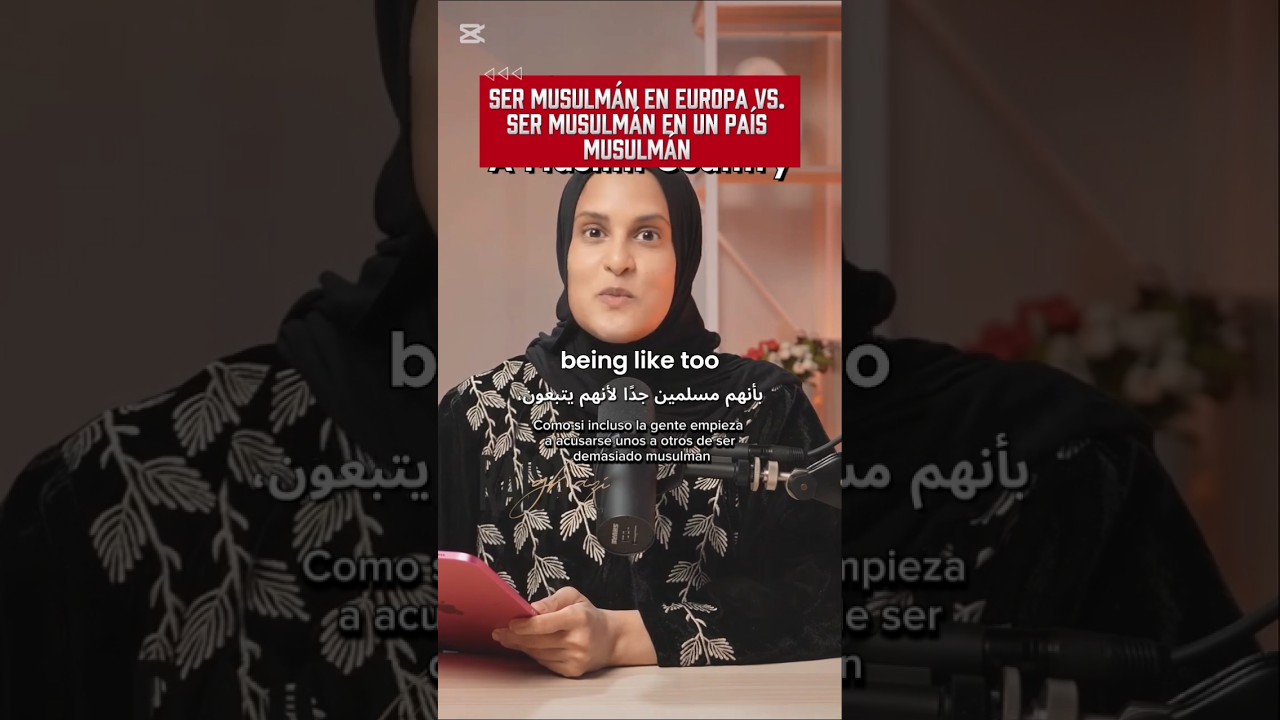 Ser musulm&aacute;n en Europa vs. ser musulm&aacute;n en un pa&iacute;s musulm&aacute;n #MusulmanesEnEuropa #RaisaGhazi